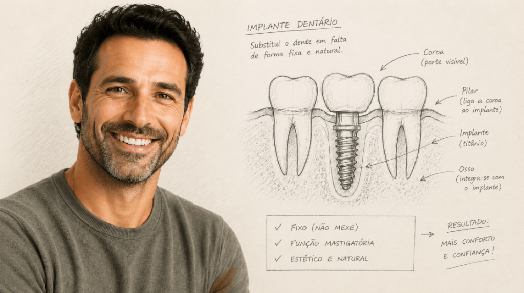 Perdeu um dente? Não ignore o espaço vazio | Have you lost a tooth? Don’t ignore the gap | Vous avez perdu une dent ? N’ignorez pas l’espace vide | Algarve Dental Implants
